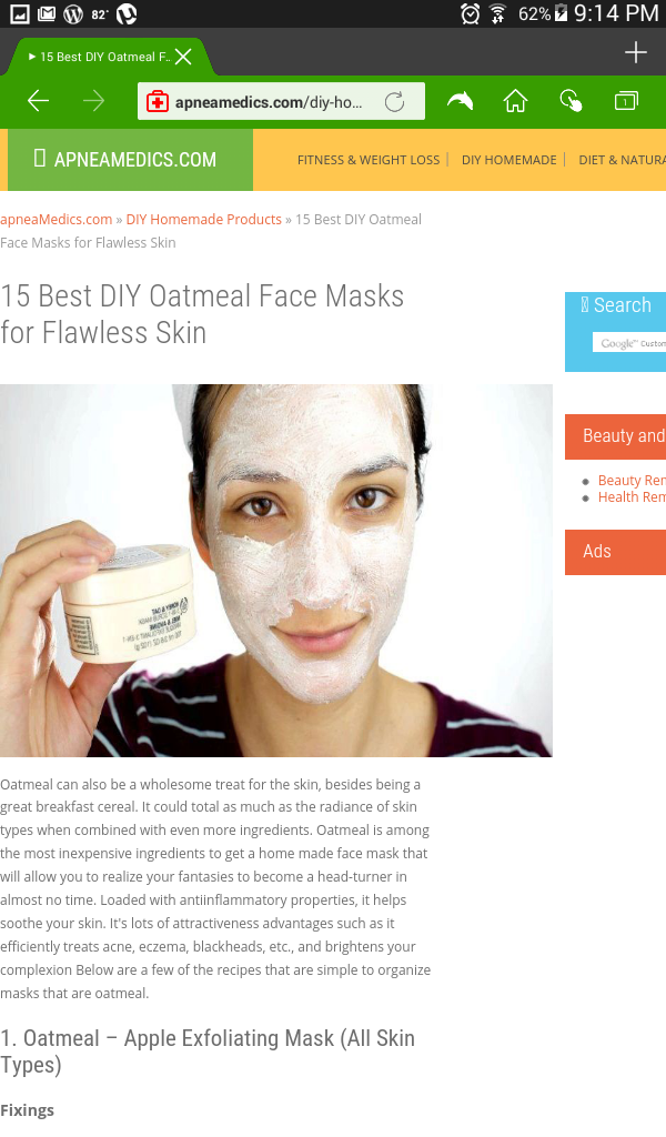 masks diy  best face flawless skin for MoéGrrL masks oatmeal  face flawless diy for skin  15